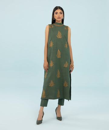 Sapphire U2TE-ST23V9-2 2 Piece Embroidered Khaddar Suit Winter Collection Online Shopping